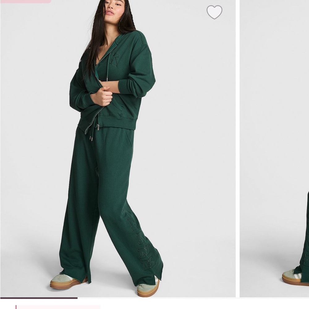 Green sweatpants